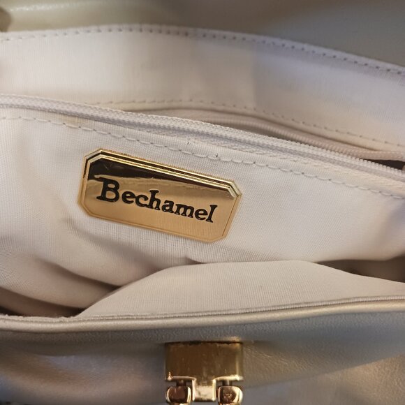 Bechamel Gold Leather Shoulder/Clutch - Picture 2 of 7